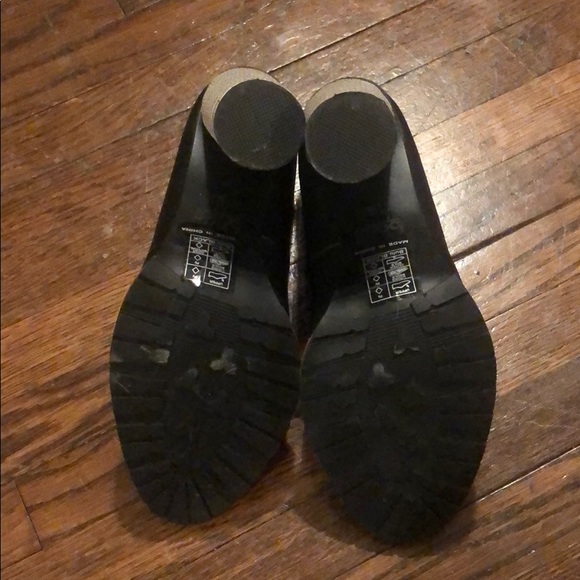 Baldi London Black floral stripe heel - Picture 3 of 5